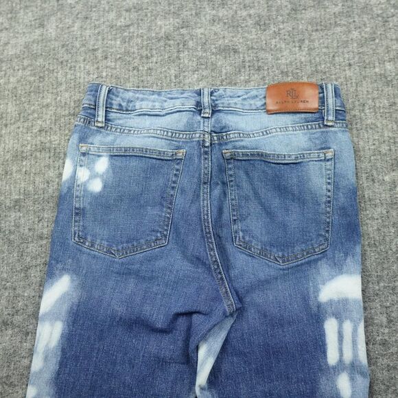Ralph Lauren Jeans Womens 6 Blue Denim Skinny Ankle Coastal Wash Premier Casual- - Picture 6 of 12